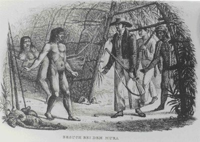 Maloca Mura - Extraído de SPIX & MARTIUS. 1981. Viagem pelo Brasil (1817-1820).jpg