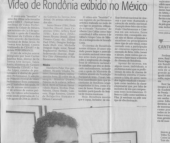 2006 - Jornal O Estadão - video no México.jpg