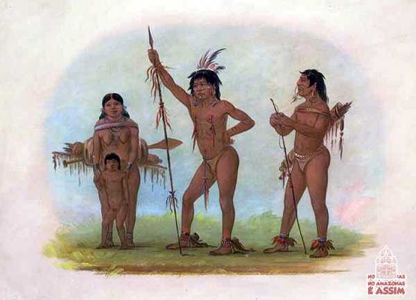 Índios Mura retratados por George Catlin.jpg