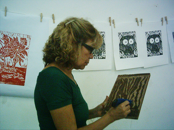 3  - preparando uma nova gravura.JPG