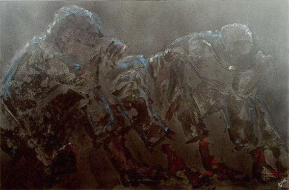 1999 - Assentados I - graffiti s tela.jpg