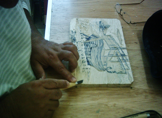 6 - gravando na matriz.JPG