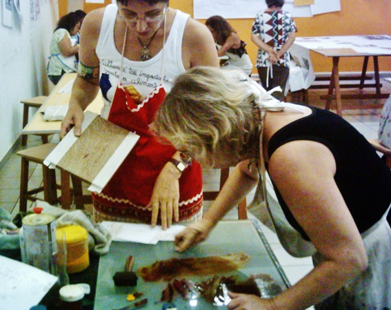 5 - Preparando para entintar.JPG